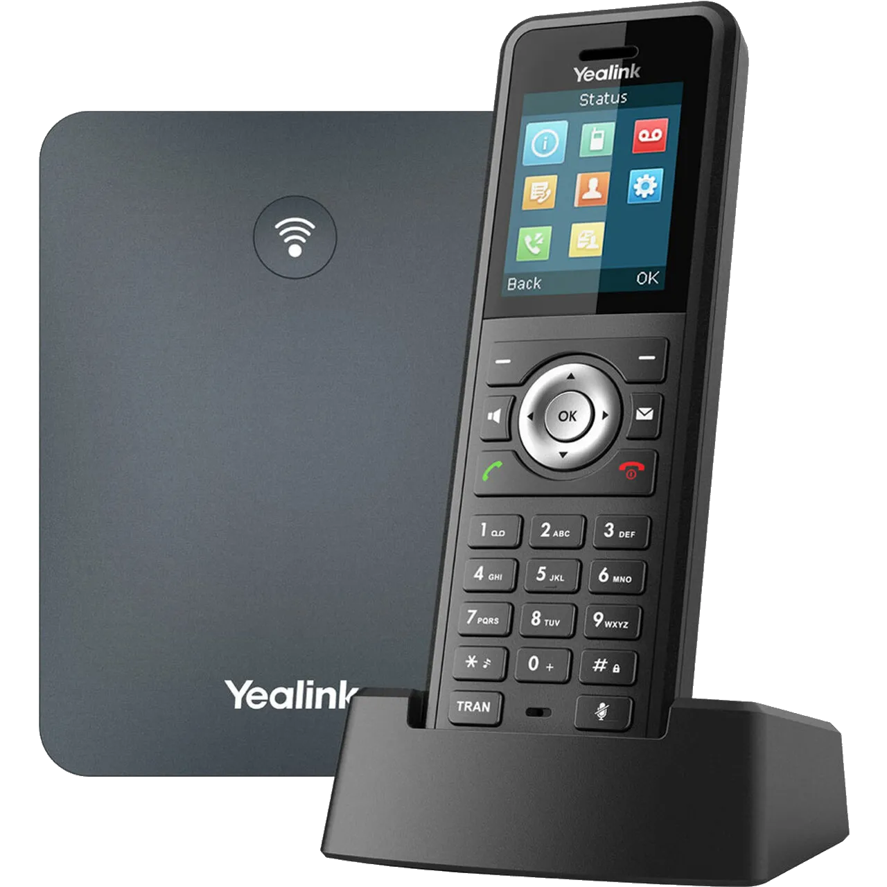 Yealink W79P, rugged cordless phone and base
